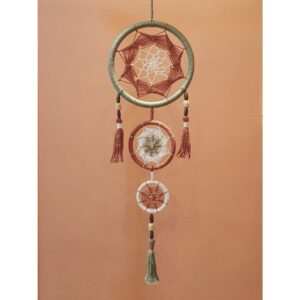 dream-catcher-três-circulos-com-barbante-de-algodão-tres-cores-verde-cru-ladrilho